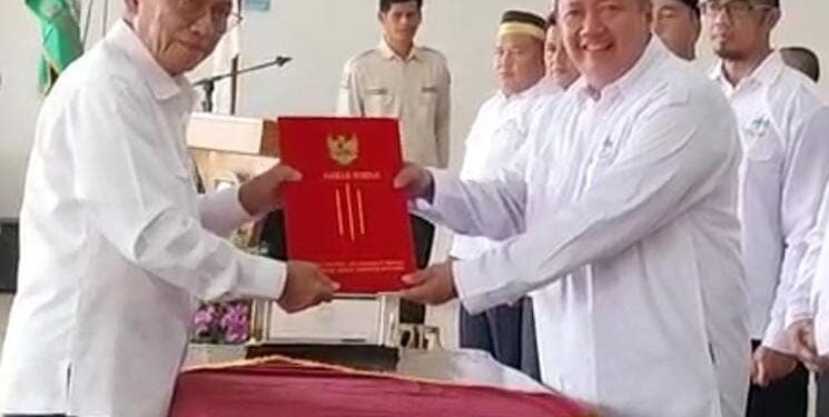 DPW Apkasindo Sumsel Lantik Ketua DPD OKU